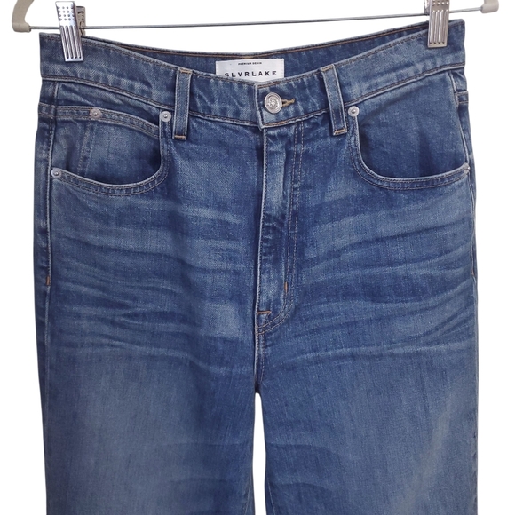 SLVRLAKE London Jeans in Monterey High rise straight leg Size 30 - Picture 8 of 16